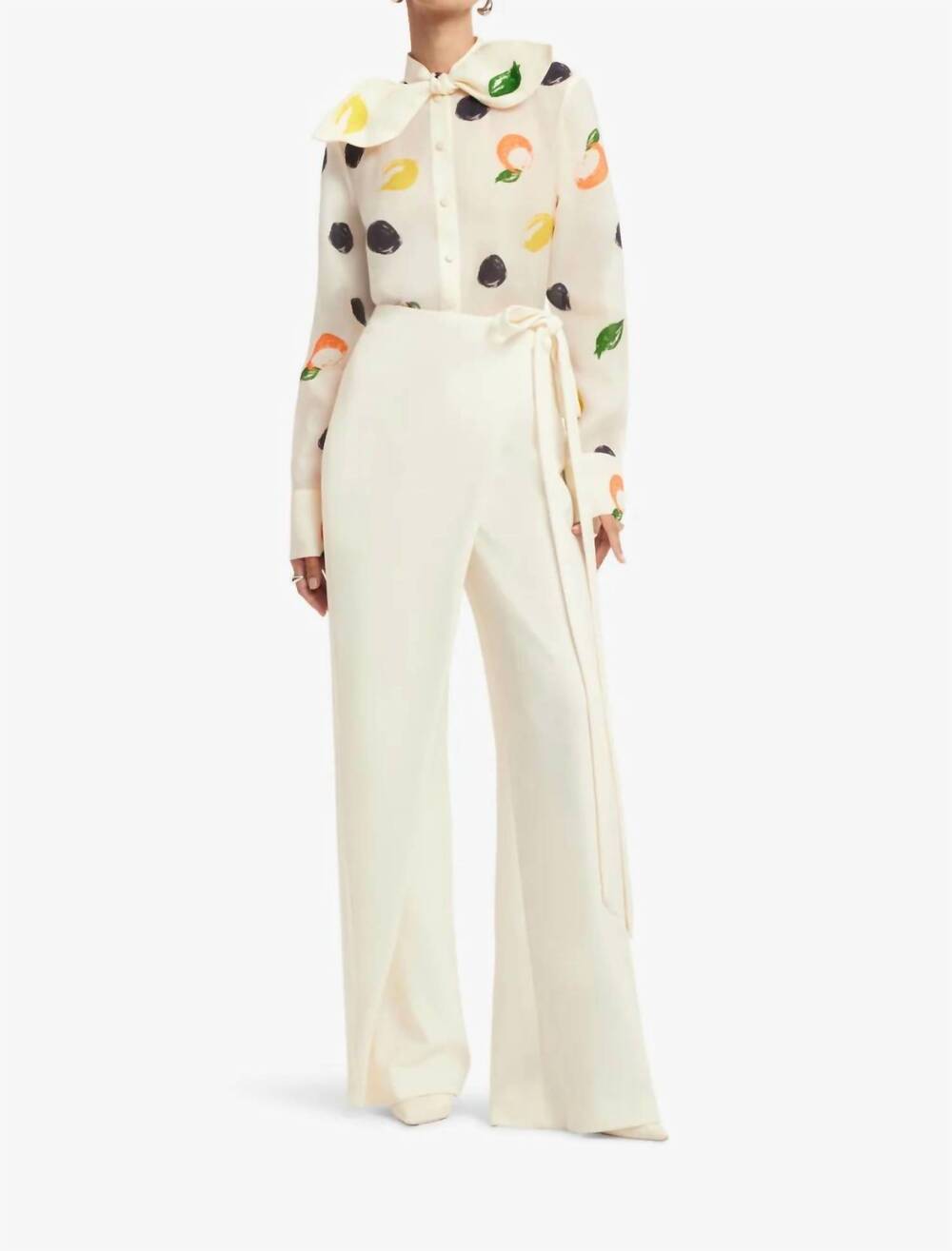 NEW LEO LIN felicity wrap pants in snow